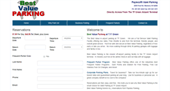 Desktop Screenshot of bestvalueparking.com